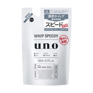 吾諾（UNO）日本原裝進(jìn)口  男士護膚去角質(zhì)溫和保濕控油溫和洗面奶乳 控油保濕濃密泡沫潔面乳 替換裝130ml