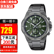 卡西歐（CASIO）手表EDIFICE系列八角金屬防水時(shí)尚商務(wù)石英男表 EFV-640DC-3A