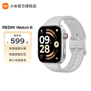小米（MI）Redmi Watch5/Watch6 心率血氧監測 藍牙通話(huà) 智能手表 小米汽車(chē)鑰匙 Watch6皎月銀+贈手表膜