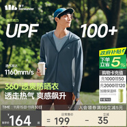 蕉下（beneunder）防曬衣男薄外套防紫外線(xiàn)透氣戶(hù)外釣魚(yú)休閑高彈夏AS105深藍灰XL