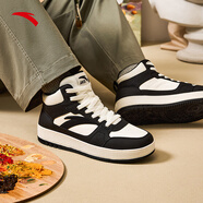 安踏（ANTA）元年高幫男板鞋緩震耐磨護踝春季新款休閑板鞋保暖防潑水運動(dòng)板鞋