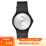 卡西歐（CASIO）小黑表男女表中性學(xué)生公務(wù)員考試中高考可用石英表MQ-24-7E2