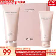 歐蕙（OHUI）套裝歐惠水乳霜套盒奇跡水分時(shí)光菁純逆時(shí)空女護膚品禮盒韓國進(jìn)口 歐蕙奇跡水分洗面奶2件套裝禮盒