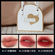 李佳琦日記原石小細跟口紅L04 L02女咬唇妝 愛(ài)心款禮盒(默認124)_自選留言色號