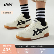 亞瑟士ASICS男鞋女鞋運動(dòng)休閑鞋復古百搭板鞋 COURT MZ 米白色/黑色 43.5