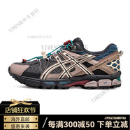 asics亞瑟士男鞋GEL-KAHANA 8 FL越野耐磨抽繩款跑鞋1011B828-021 灰色_棕色 39