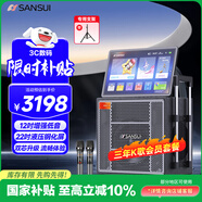 山水（SANSUI）家庭ktv音響套裝 三年K歌會(huì )員版 戶(hù)外廣場(chǎng)舞藍牙音響點(diǎn)歌機卡拉ok一體機吉他樂(lè )器音箱TD129 Pro