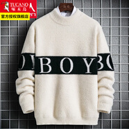 啄木鳥(niǎo)毛衣男士裝秋冬季衫線(xiàn)非羊加厚毛衫保暖打底針織衫衣服 10928/607白色 XL