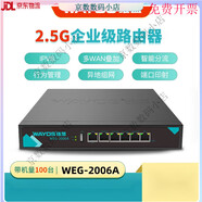 維盟千兆有線(xiàn)路由器多WAN口寬帶疊加出租屋公寓pppoe撥SD-WAN組網(wǎng) WEG-2006A(帶機100臺)支持2500兆