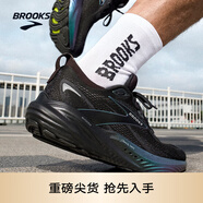 布魯克斯（BROOKS）GLYCERIN甘油22  跑鞋男子經(jīng)典緩震運動(dòng)跑步鞋 男款平衡 月光系列  黑/烏木色 43