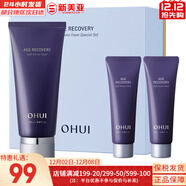 歐蕙（OHUI）套裝歐惠水乳霜套盒奇跡水分時(shí)光菁純逆時(shí)空女護膚品禮盒韓國進(jìn)口 歐蕙逆時(shí)空洗面奶3件套