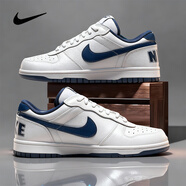 耐克（NIKE）男鞋子男 25冬季新款運動(dòng)鞋時(shí)尚休閑鞋小白鞋低幫耐磨透氣板鞋男 【新品主推】140-深藏青/曬圖退10 42 （內長(cháng)265mm）