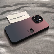 蘋(píng)果【原裝品質(zhì)】適用蘋(píng)果16promax手機殼iphone15pro硅膠14/13新 粉漸變黑色愛(ài)心-黑色 iPhone 6s Plus