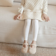 巴拉皮皮女童套裝秋裝2025新款小香風(fēng)兒童時(shí)髦炸街連衣裙洋氣女寶寶兩件套 打底褲-白色 130 碼 身高120-130(建議5-7周歲)