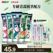 兩面針（LMZ）青蒿植物護齦牙膏 清新口氣 健白抗敏 5支600g 國貨老牌 家庭裝