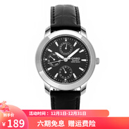 卡西歐（CASIO）男表 三眼多功能石英表 防水鋼帶皮帶商務(wù)休閑手表 穩重黑色 MTP-1192E-1A
