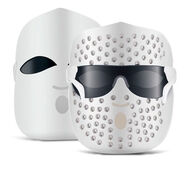 金稻（KingDom）光譜面罩紅藍光美容儀光子嫩膚儀臉部家用小大排燈電子面膜儀 金稻光子面罩 108顆燈