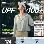 蕉下（beneunder）防曬衣女夏季25新款防紫外線(xiàn)防曬服升級披肩百搭AL118女士送禮 新款-遠山灰 S