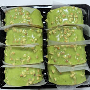 瑞士卷網(wǎng)紅巧克力脆皮甜品美味爆漿蛋糕軟糯香甜 抹茶脆皮瑞士卷310g*1盒[1盒8枚]