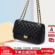 蔻一（Cnoles）包包女包高端女士單肩包鏈條斜挎包大容量小方包圣誕節禮物送女友