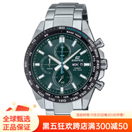 卡西歐（CASIO）100m防水運動(dòng)石英機芯不銹鋼表帶日韓表男表綠色表盤(pán) 綠色表盤(pán)