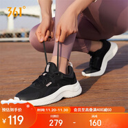 361°運動(dòng)鞋女秋冬網(wǎng)布健身輕便休閑厚底緩震通勤跑步鞋子682232210-4
