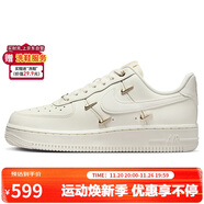 耐克NIKE板鞋女空軍一號 AIR FORCE 1運動(dòng)鞋FV3654-111帆白38