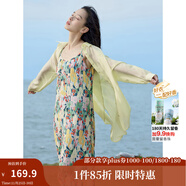 茵曼（INMAN）章若楠同款歐若風(fēng)天絲薄開(kāi)衫女裝襯衫2025夏季新品長(cháng)袖襯衣 經(jīng)典款-鵝黃色 S