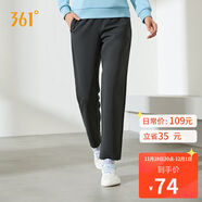361°運動(dòng)褲子女秋冬季跑步寬松戶(hù)外休閑褲直筒長(cháng)褲衛褲662434710D