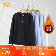 361°衛衣女秋冬季加絨外套運動(dòng)休閑圓領(lǐng)長(cháng)袖套頭衫上衣662344801D-6