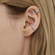 無(wú)需耳洞原創(chuàng  )設計師款X未知數耳骨夾女耳釘冷淡風(fēng)ins氣質(zhì) X耳夾+碎冰耳夾一套