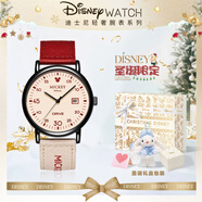 迪士尼（Disney）手表女初高中學(xué)生個(gè)性復古帆布帶高顏值女孩考試手表圣誕禮盒送禮