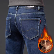 Lee dprre牛仔褲男2025秋季新款時(shí)尚休閑百搭氣質(zhì)直筒褲寬松顯瘦潮流長(cháng)褲子 561R靛藍色(冬季加絨） 加絨 32 碼(腰圍2尺5)