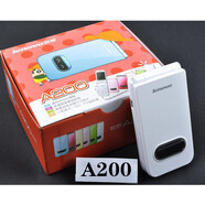 聯(lián)想（lenovo）全新Lenovo/聯(lián)想 A200移動(dòng)聯(lián)通翻蓋按鍵 老人學(xué)生備用手機 MP3HBE 天藍色