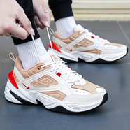 耐克（NIKE）官方 艦店男鞋 2025冬季新款M2K TEKNO厚底緩震運動(dòng)鞋時(shí)尚老爹鞋 M2K老爹鞋/帆白/沙漠黃 43