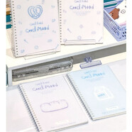 文谷  pp線(xiàn)圈本漸變色 學(xué)生筆記本子韓國小清新可愛(ài)少女簡(jiǎn)約大學(xué)生記事本練習本 加厚手賬本 A5甜心烘焙丨隨機2本