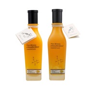 艾瑪絲（amoURCe）時(shí)光臘菊護膚套裝蠟菊補水保濕滋潤緊致潔面爽膚水乳液面霜 花卉水+乳液