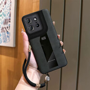 珀睿茵適用摩托羅拉x70air手機殼古風(fēng)手掛繩motox70air保護套Motorola新款羊巴皮秒變保時(shí)捷全包防摔軟邊 【石墨黑+祥云古風(fēng)長(cháng)掛繩】 摩托羅拉 moto X70 Air