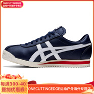 Onitsuka Tiger秋冬鬼塚虎 Corsair 簡(jiǎn)約舒適 低幫跑步鞋 男女同款 深藍色 37.5