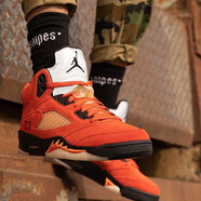 耐克Air Jordan 5 AJ 5 女子籃球鞋 火星 火焰紅牛DD9336-800 36.5
