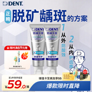 獅王（Lion）DENT 專(zhuān)研防齲防蛀牙膏135g*2羥基磷灰石防齲正畸矯正專(zhuān)用