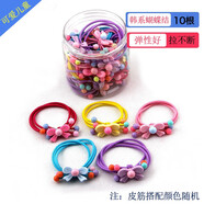 盒裝俏格格兒童橡皮筋女童卡通打結(jié)發(fā)繩韓國(guó)小女孩可愛(ài)頭繩頭高彈力耐用皮筋六一兒童節(jié)禮物不傷發(fā)發(fā)飾 韓系蝴蝶結(jié)盒裝10根