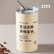 拜杰304不銹鋼水杯咖啡杯冰霸杯馬克杯車(chē)載杯子雙層保溫杯保冷杯600ml