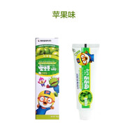 啵樂(lè )樂(lè )（Pororo）韓國原裝進(jìn)口小企鵝寶露露兒童軟毛牙刷3-8歲7款可選 寶露露牙膏蘋(píng)果一支 1支