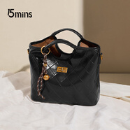 15MINS包包女2025新款小眾手提包袋百搭輕奢女士菜籃子包通勤單肩斜挎包