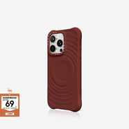 CASETIFY 純色波漾手機殼 MagSafe兼容 硅膠手機殼 適用于蘋(píng)果iPhone17/16/15 Air/Plus/Pro/Max手機保護殼 深櫻桃紅Magsafe iPhone 16 Pro