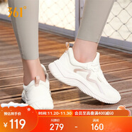 361°運動(dòng)鞋女秋冬網(wǎng)布健身輕便休閑厚底緩震通勤跑步鞋子682232210-6