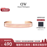丹尼爾惠靈頓（DanielWellington）dw手鐲女 薔薇粉中號開(kāi)口手鐲情侶款 圣誕禮物送女友 DW009