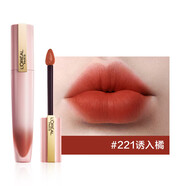 歐萊雅 L'OREAL口紅小鋼筆唇釉129濕吻310口紅116初吻223唇蜜唇彩 221 誘入橘