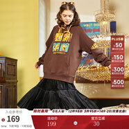 兩三事絲絨半身裙春季女黑色百褶裙裙子復古半裙長(cháng)裙 開(kāi)心自轉體 黑色 厚款 M